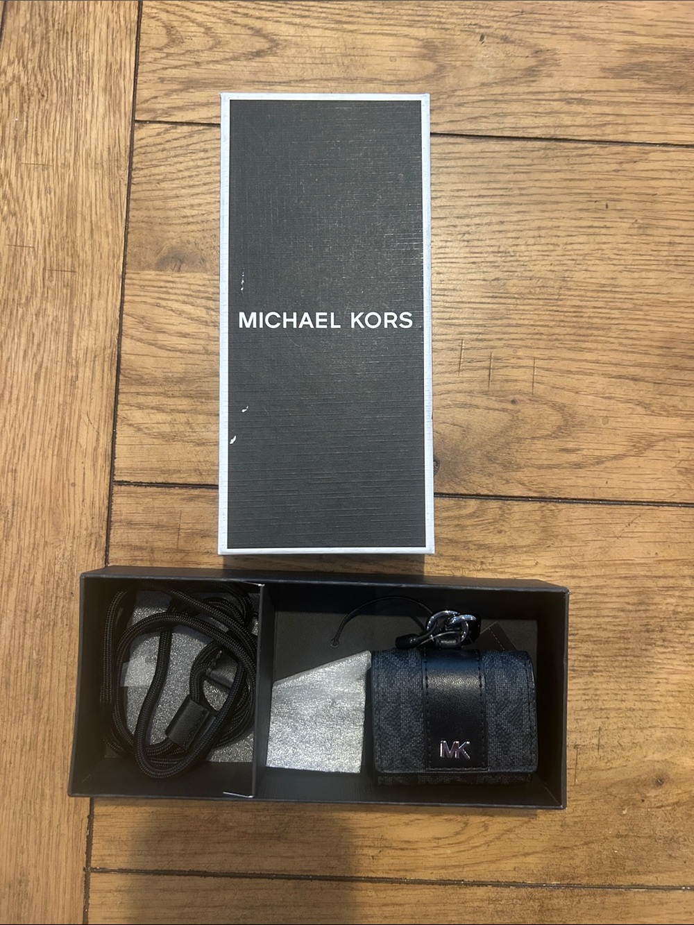 Michael Kors Logo Clip Case for Apple AirPods